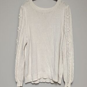 Adyson Parker Cream Crew Neck Sweater